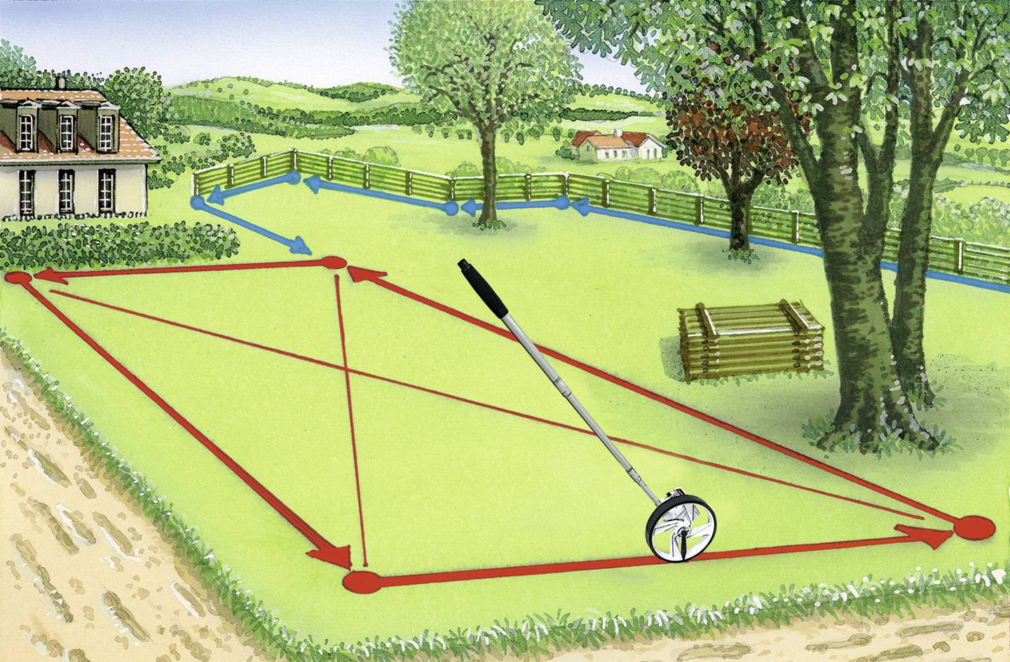 Вимірювальне колесо Laserliner RollPilot Mini 999,99 м