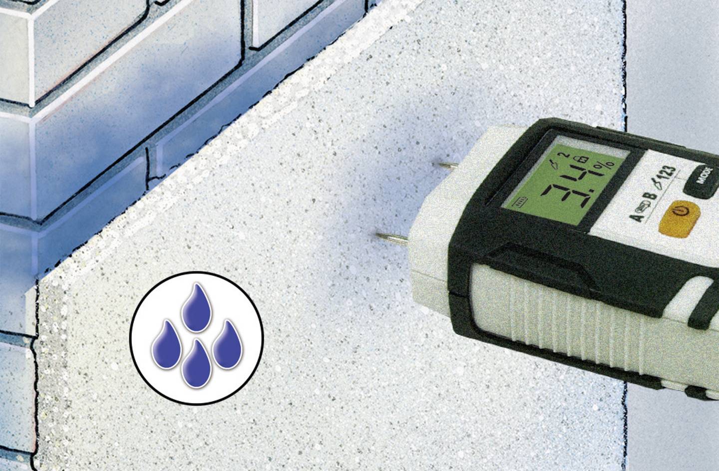 Гігрометр для будівельних матеріалів Laserliner DampFinder