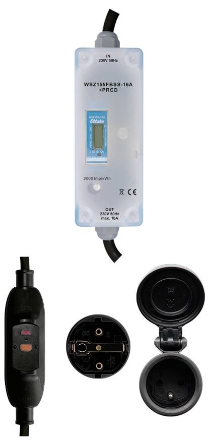 Eltako WSZ155FBSS-16A+PRCD MID 28016120 Licznik prądu przemiennego cyfrowy 5 A 1 szt.