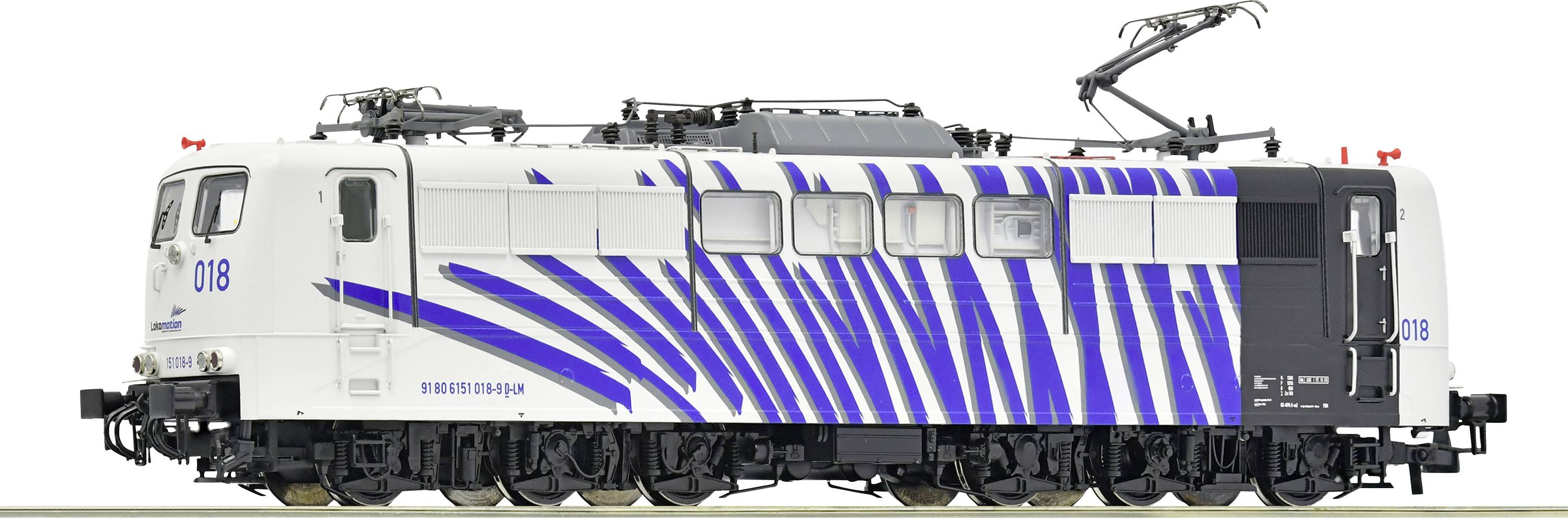 Електровоз H0 Roco 7500115, аналоговий інтерфейс постійного струму, довжина над буферами: 224 мм, епоха: VI