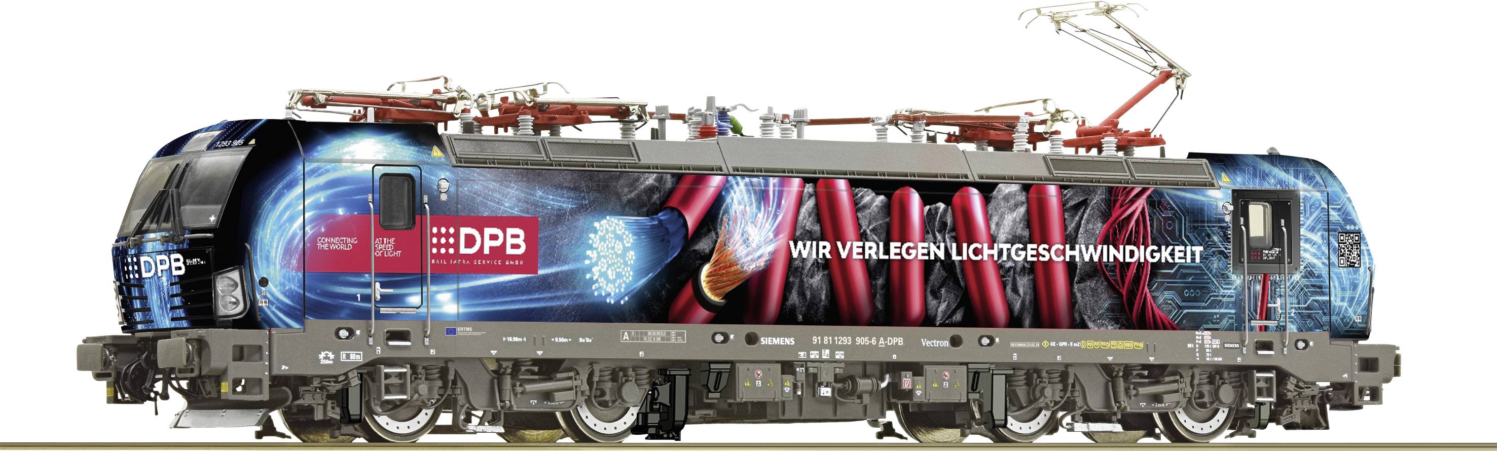 Електровоз H0 Roco 7500104, аналоговий інтерфейс постійного струму, довжина над буферами: 218 мм, епоха: VI