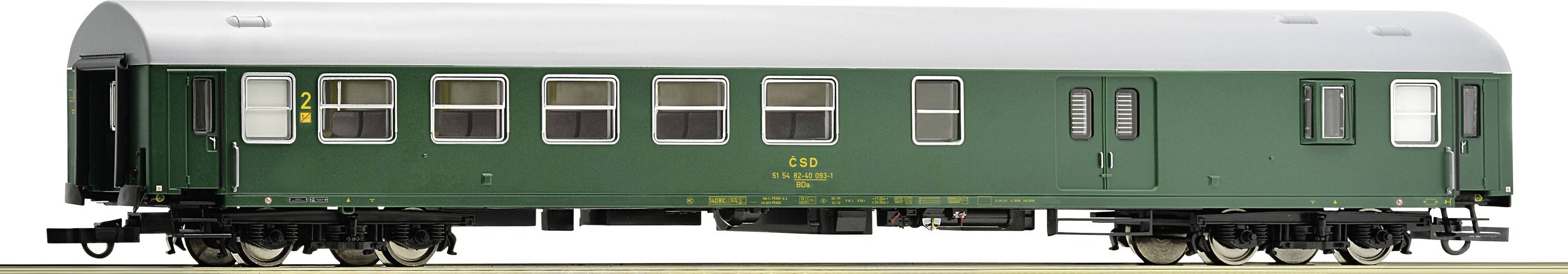 Roco 6200168 Легковий вагон H0 2-го класу/Багажний CSD