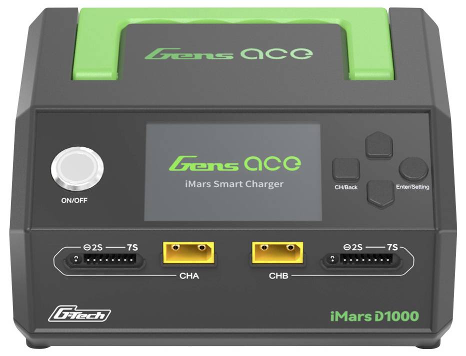 Моделюючий зарядний пристрій Gens ace 25 A для LiPo, LiIon, LiHV, LiFePO, NiMH акумуляторів