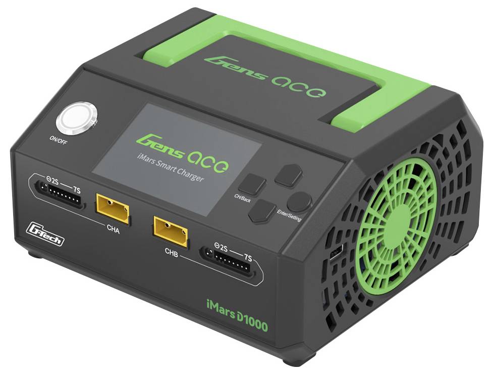 Моделюючий зарядний пристрій Gens ace 25 A для LiPo, LiIon, LiHV, LiFePO, NiMH акумуляторів