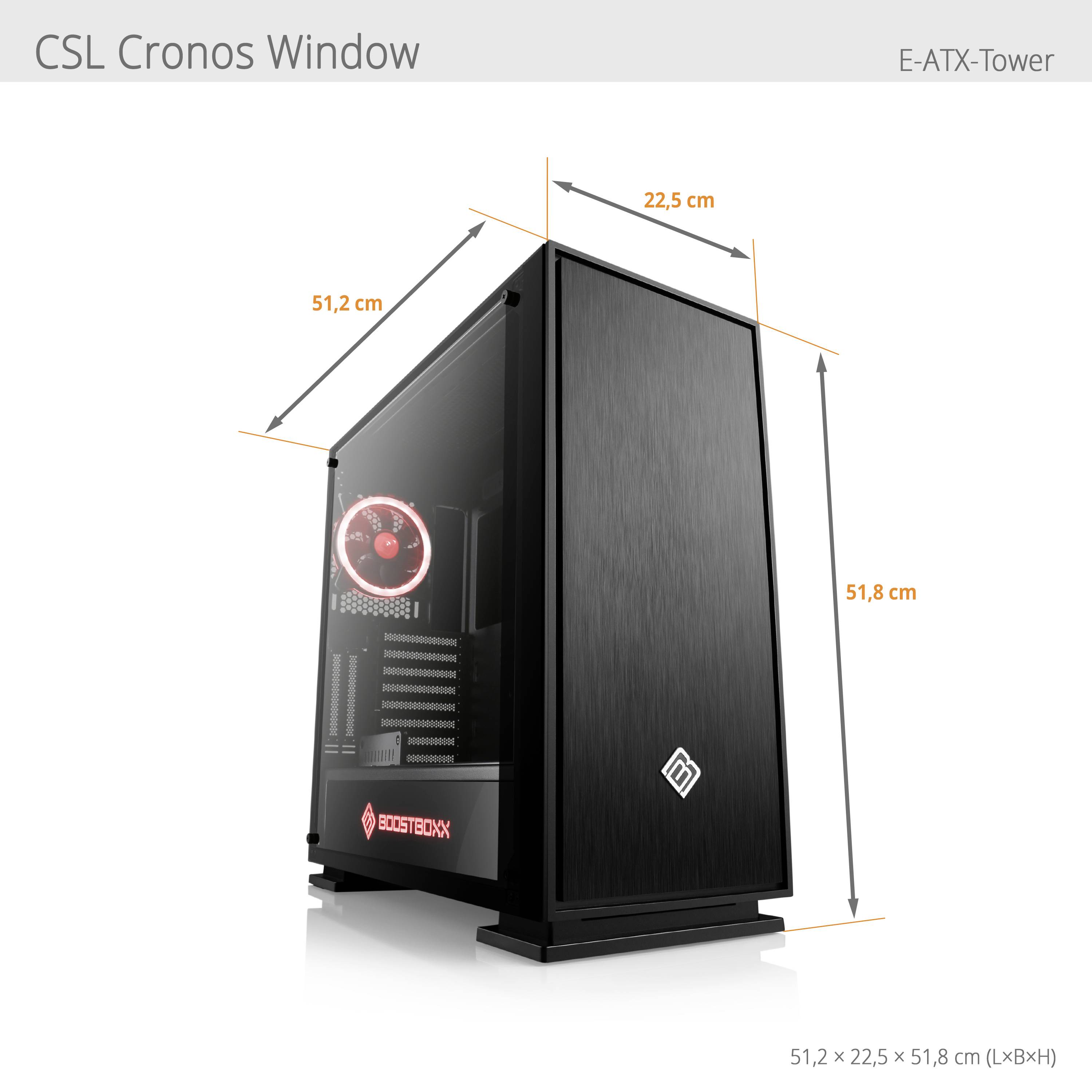 CSL Computer Komputer gamingowy Gaming PC M11920H AMD Ryzen 7 9800X3D 5.2 GHz 64 GB RAM 4000 GB SSD Nvidia GeForce RTX™ -5