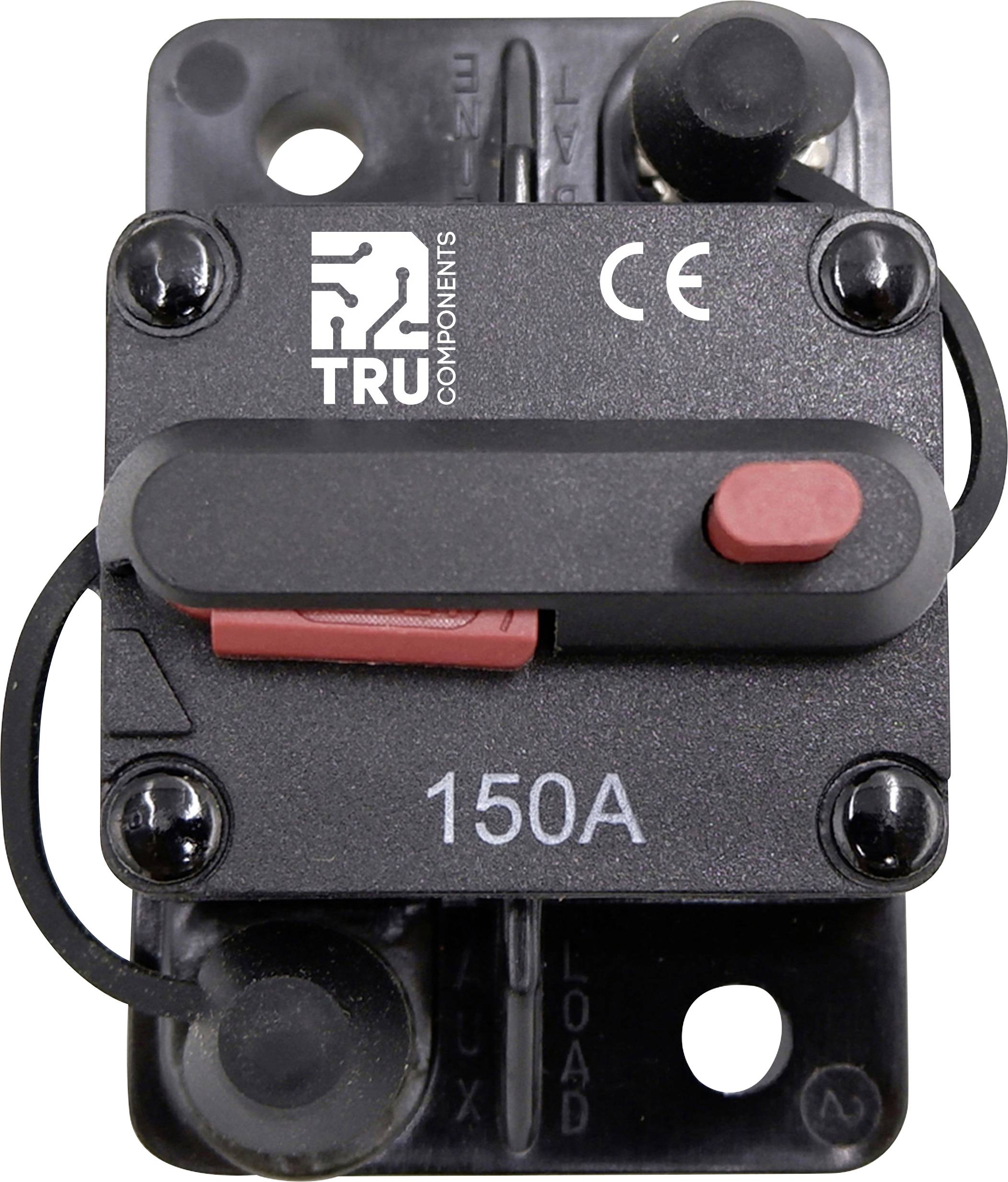Автоматичний вимикач TRU COMPONENTS TC-13596604, 12 В/DC, 24 В/DC, 48 В/DC, 150 A, 1 шт.