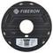 Rolka filamentu Fiberon z kodem QR, waga: 100g, kolor: czarny, materiał: PA612-CF15, temperatura: 270-300°C, prędkość: 15-100 mm/s.