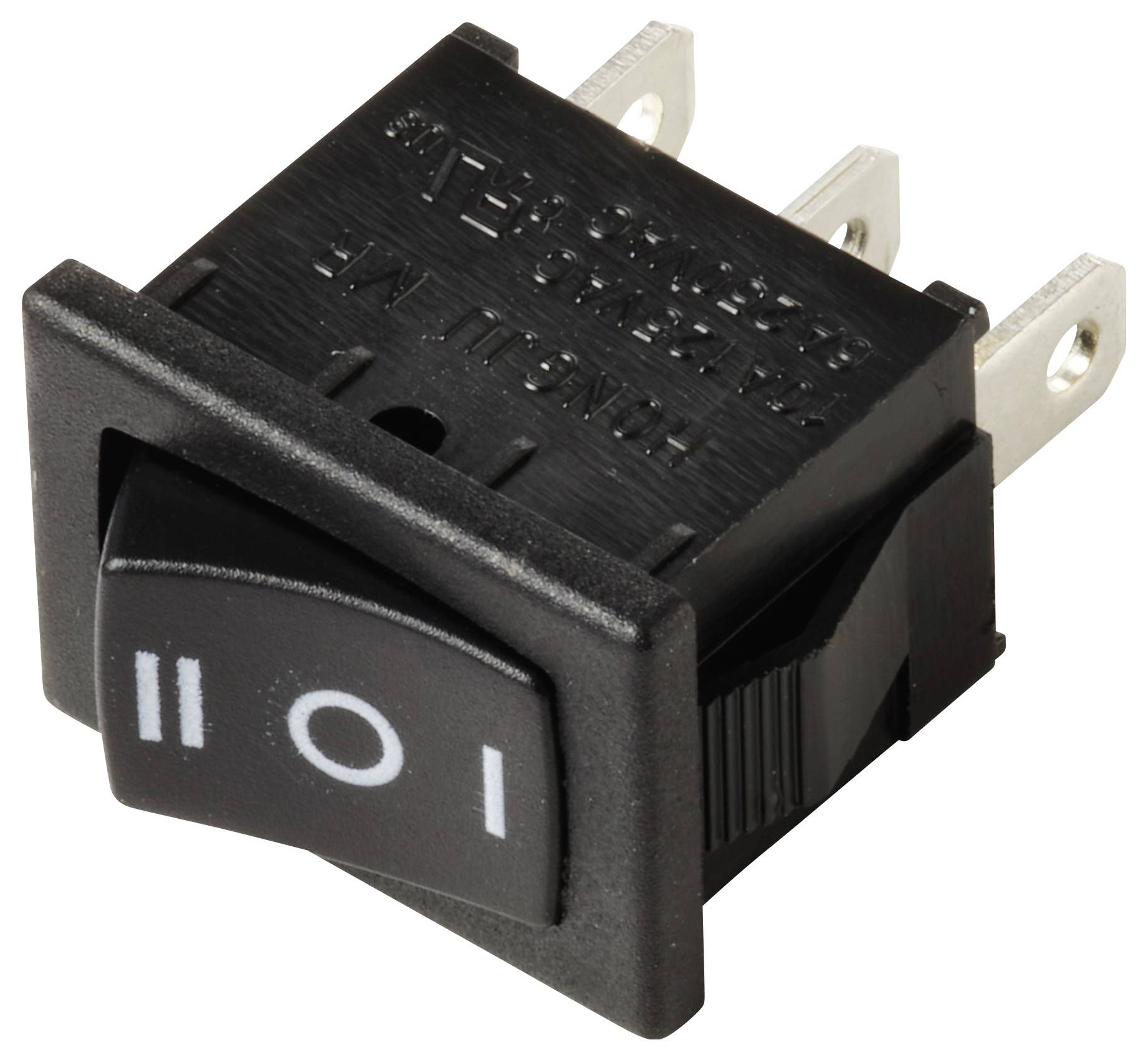 TRU COMPONENTS TC-13599544 Przełącznik kołyskowy 250 V/AC 6 A 1 x wł/wył/wł zatrzask/0/zatrzask 1 szt.-1