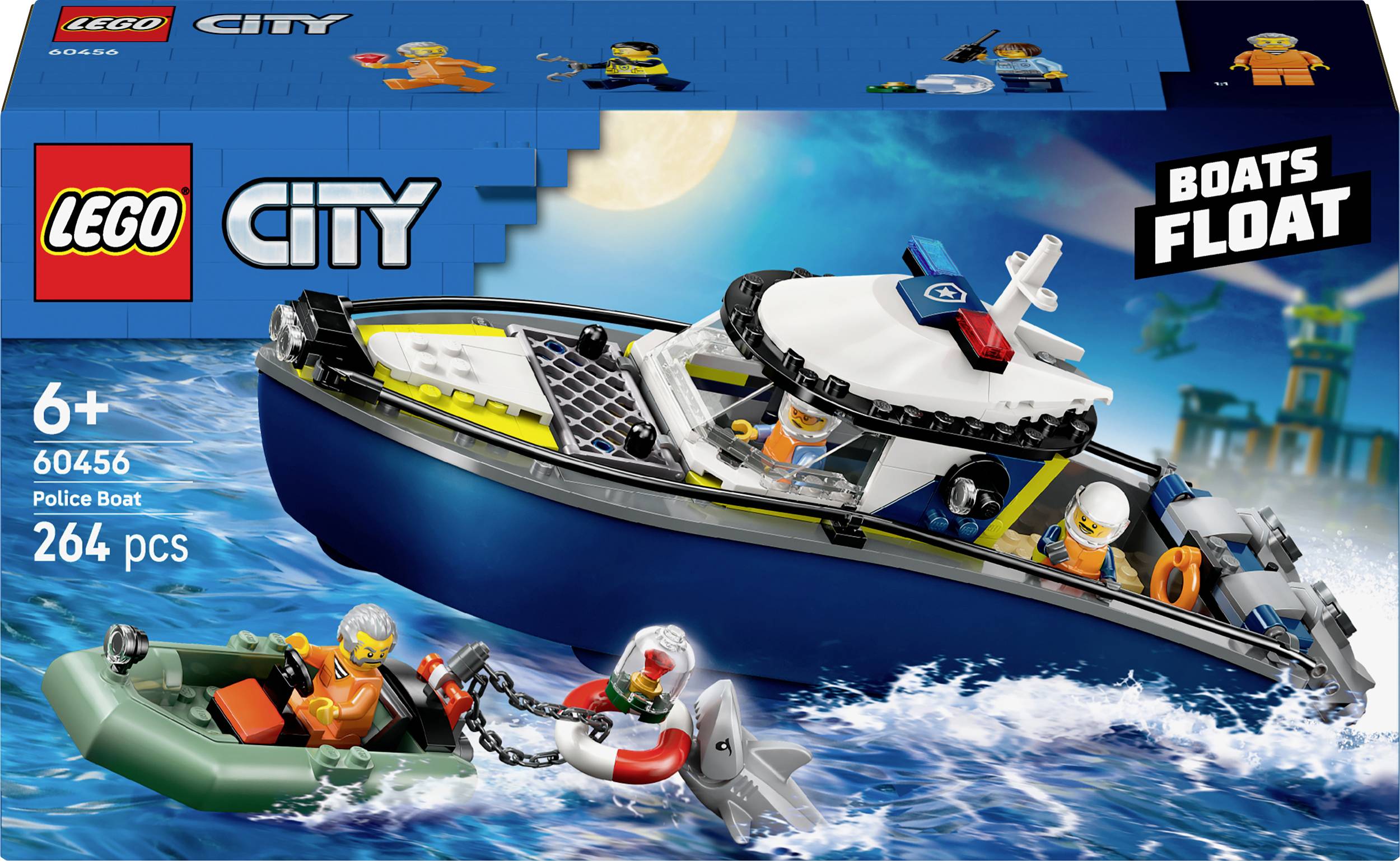 LEGO® CITY 60456 Погоня на поліцейському човні