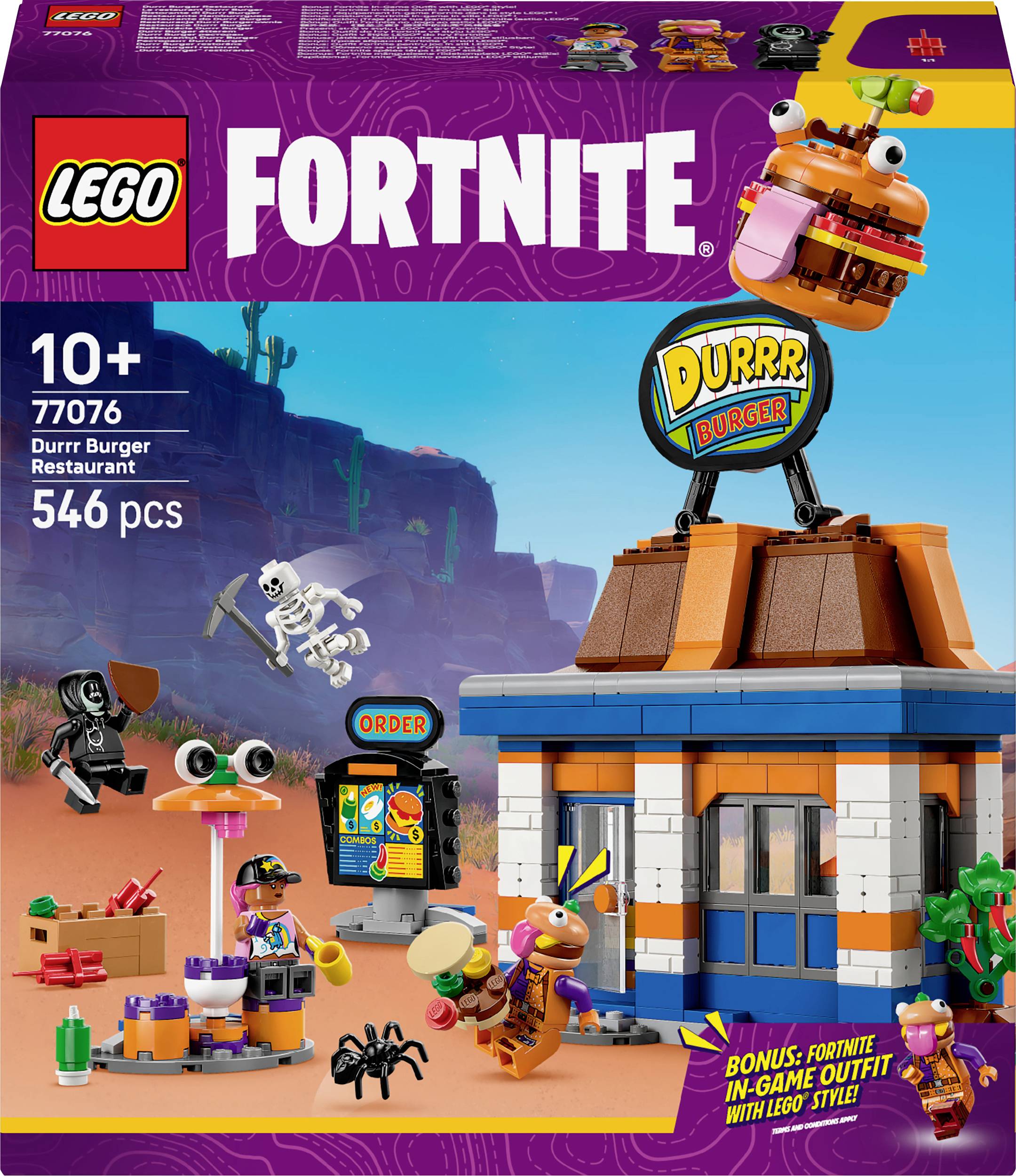77076 Lego® Fortnite Бургер-ресторан Durrr