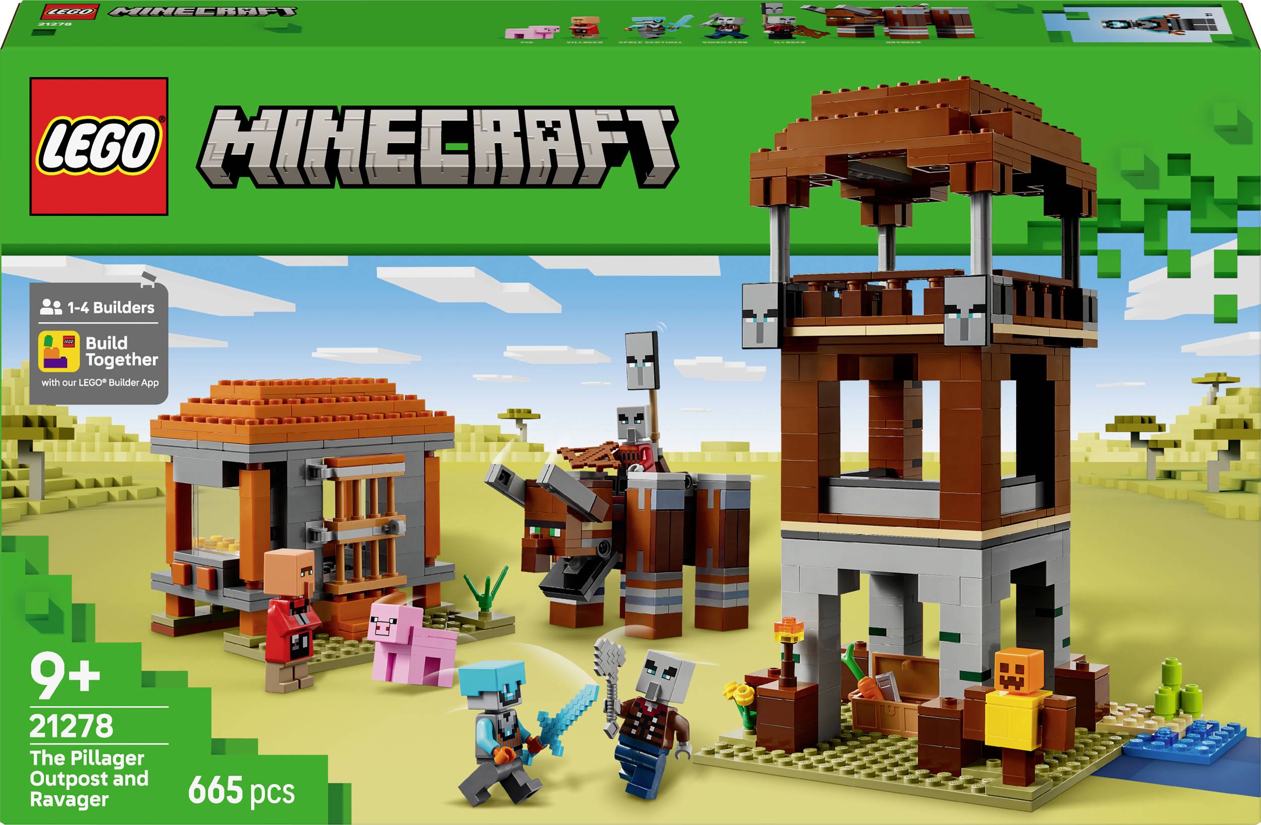 21278 LEGO® MINECRAFT Винищувач форпосту «Розбійник»