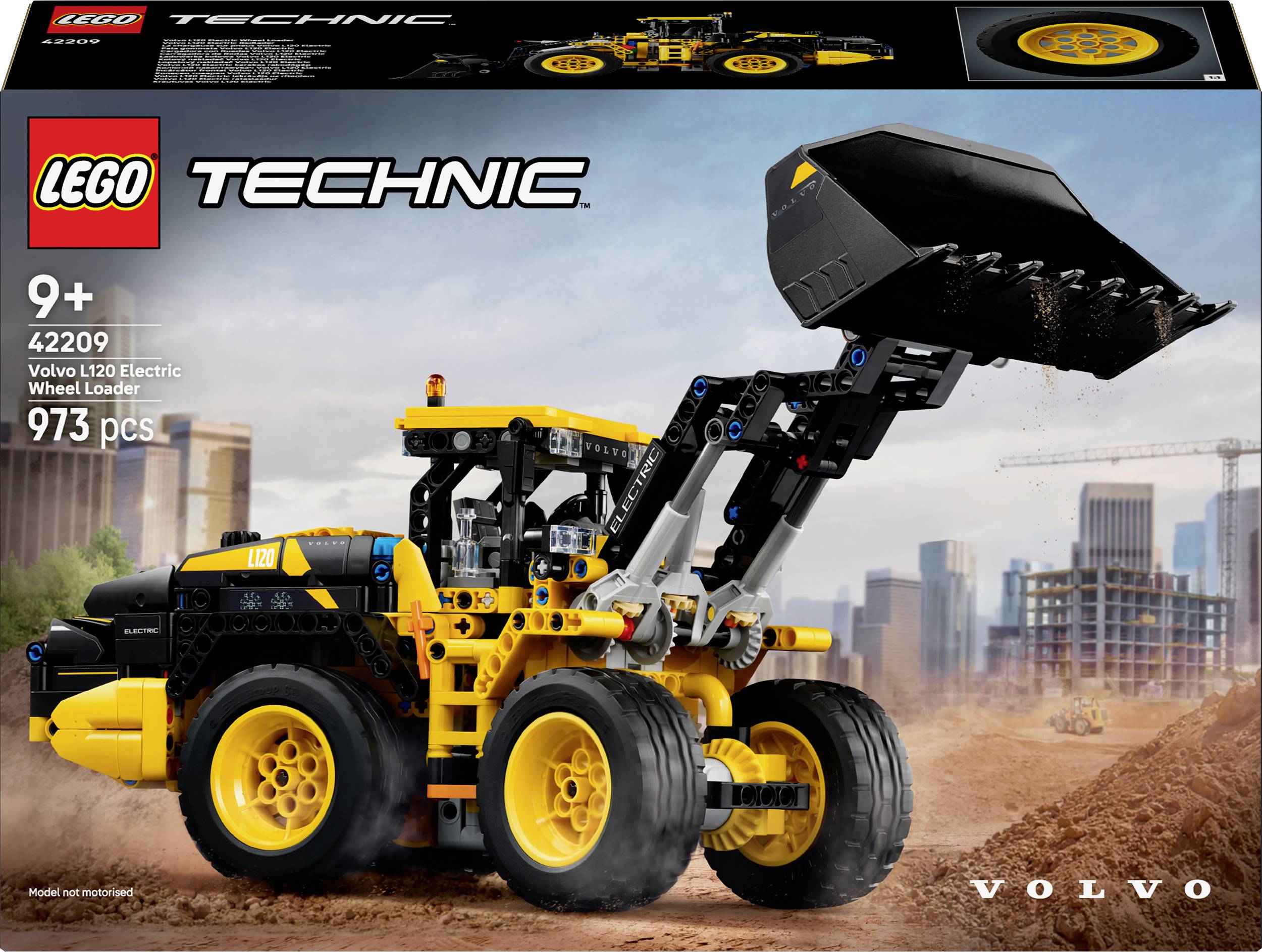 LEGO® TECHNIC 42209 Електричний фронтальний навантажувач Volvo L120 1 шт.