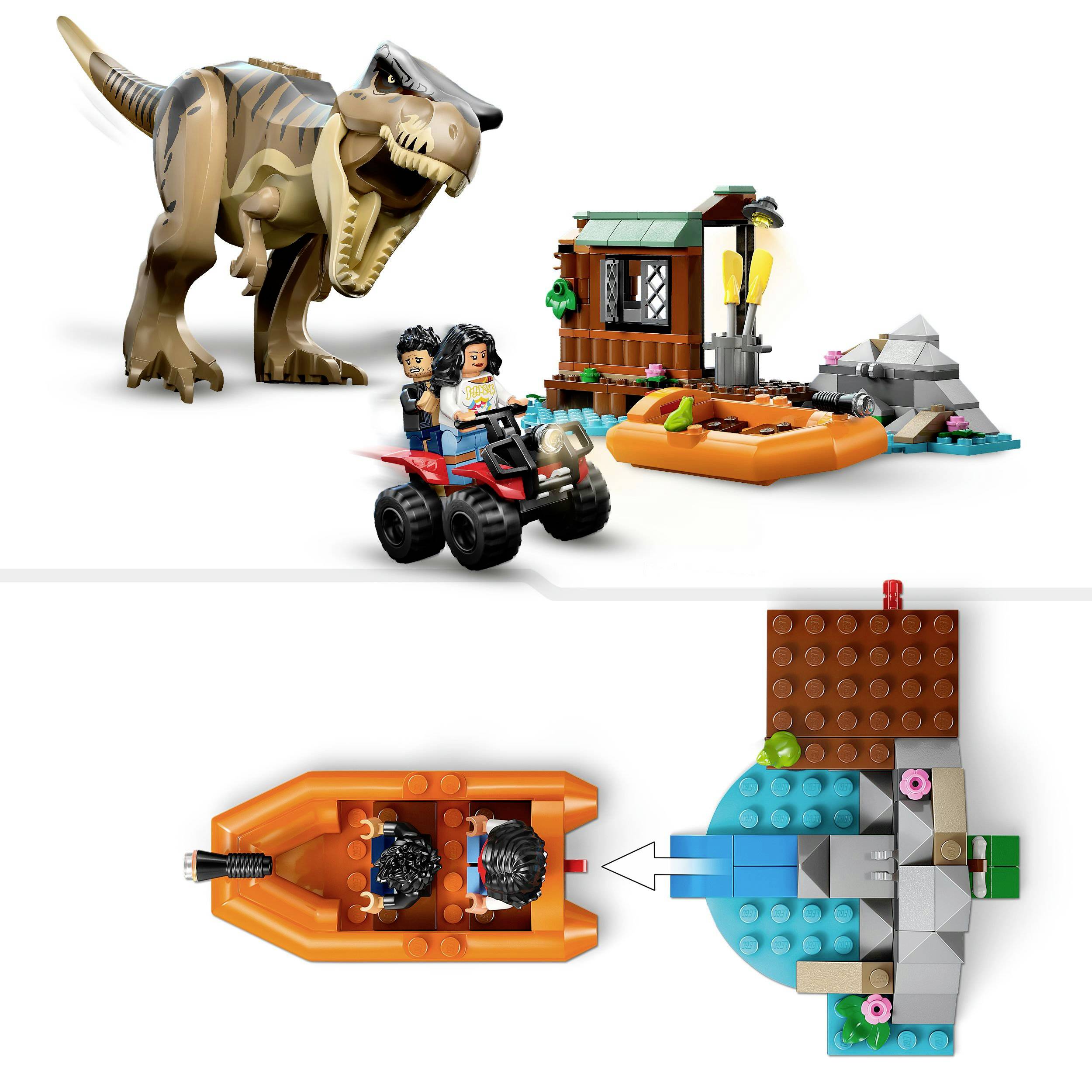 76975 LEGO® JURASSIC WORLD™ Ucieczka przed T.Rexem-5