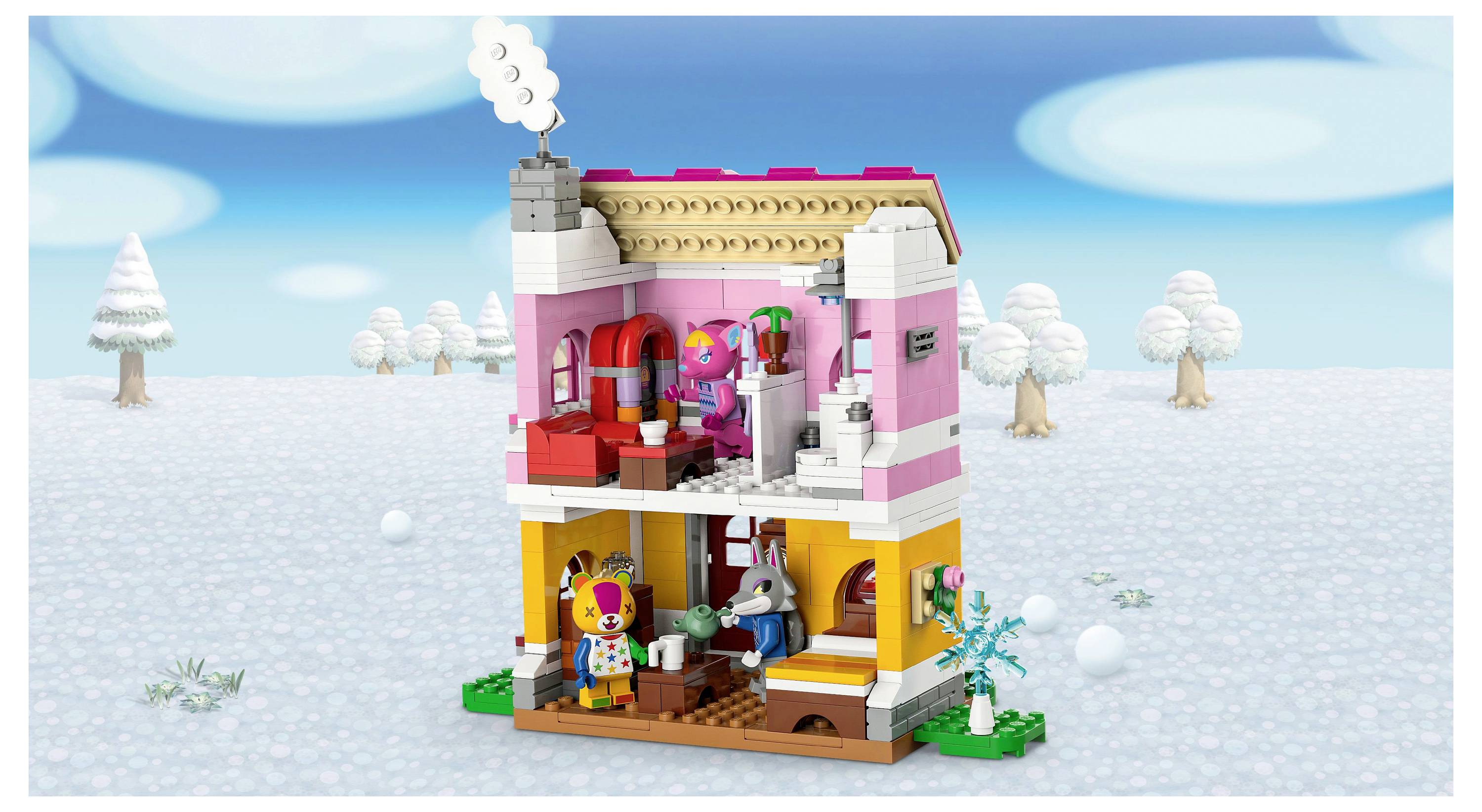 77057 LEGO® Animal Crossing Творчі будинки: Веселі пори року
