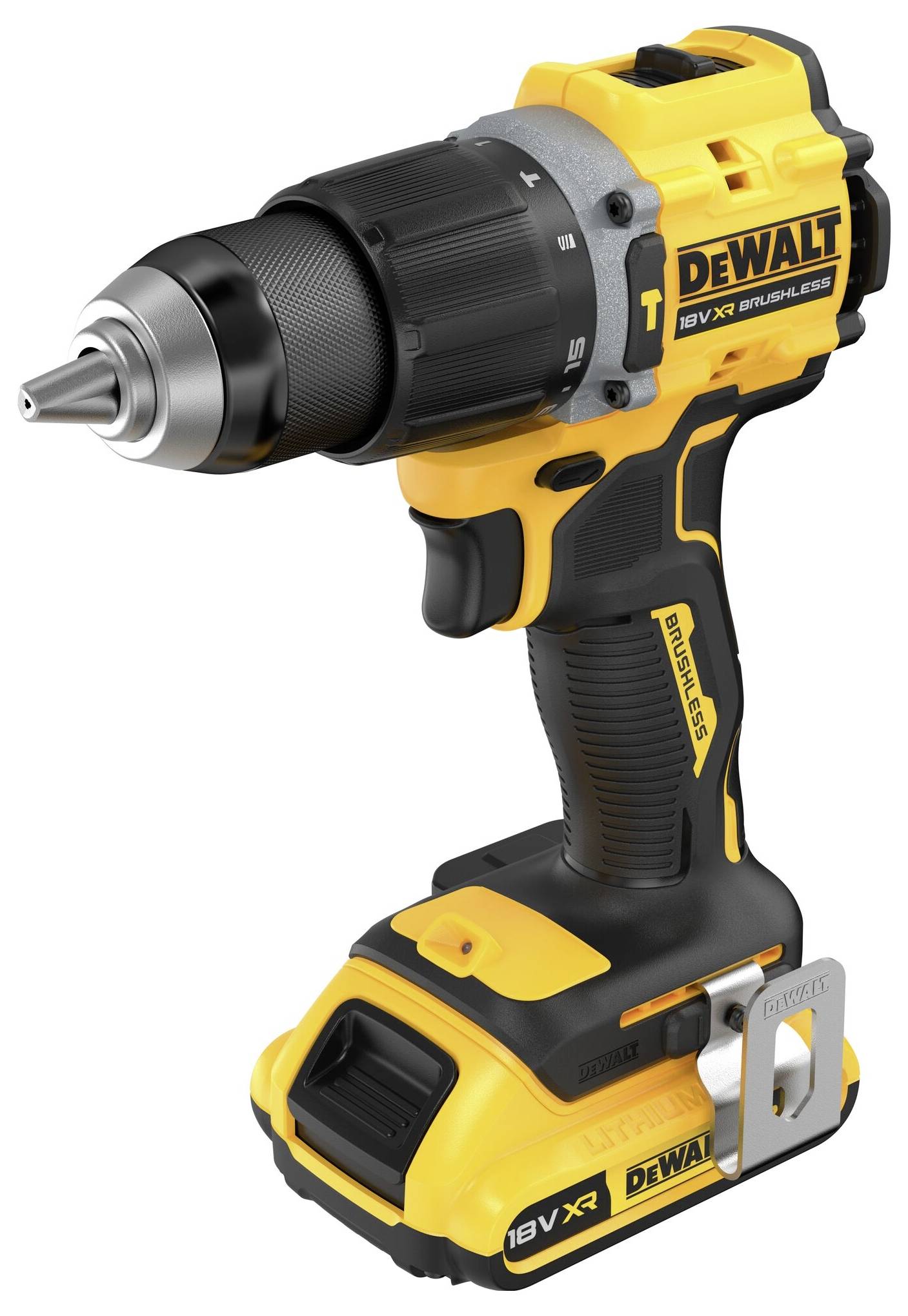 Акумуляторна ударна викрутка DEWALT DCD799D2T-QW, 2 швидкості, вкл. 2 батареї, вкл. зарядний пристрій, вкл. справа