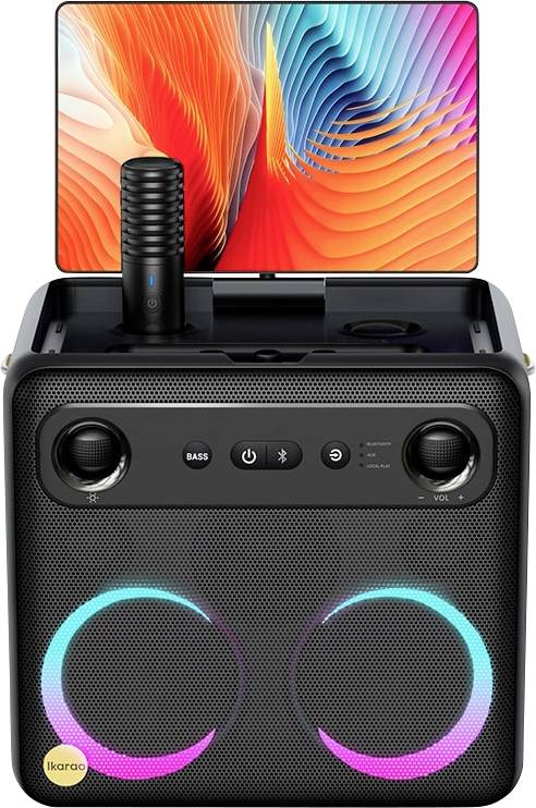 Караоке-система Ikarao Break X2 із сенсорним екраном та мікрофоном
