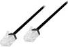 kabel LAN LogiLink CQ3003U, 1 szt., RJ45, CAT 6a, U/UTP, 0.15 m, czarny