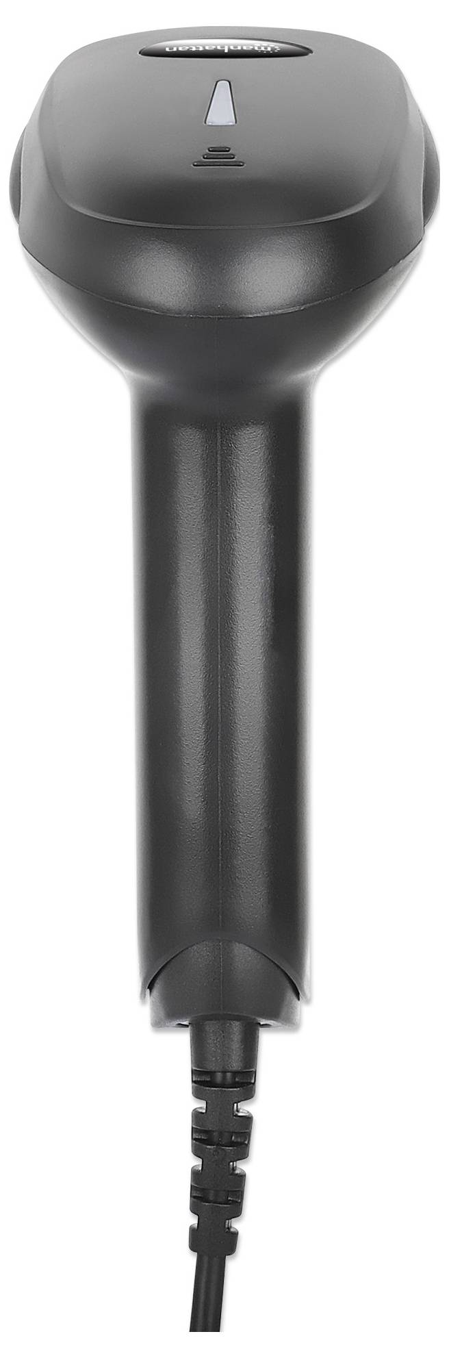 Manhattan 2D LED-Scanner Barcodes 320mm Scanreichweite Integriertes 1,4m USB-A-Kabel black, USB-A