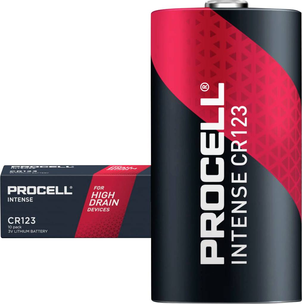 Акумулятор для камери CR-123A PROCELL Procell Intense 920 мАг 3 В 10 шт.