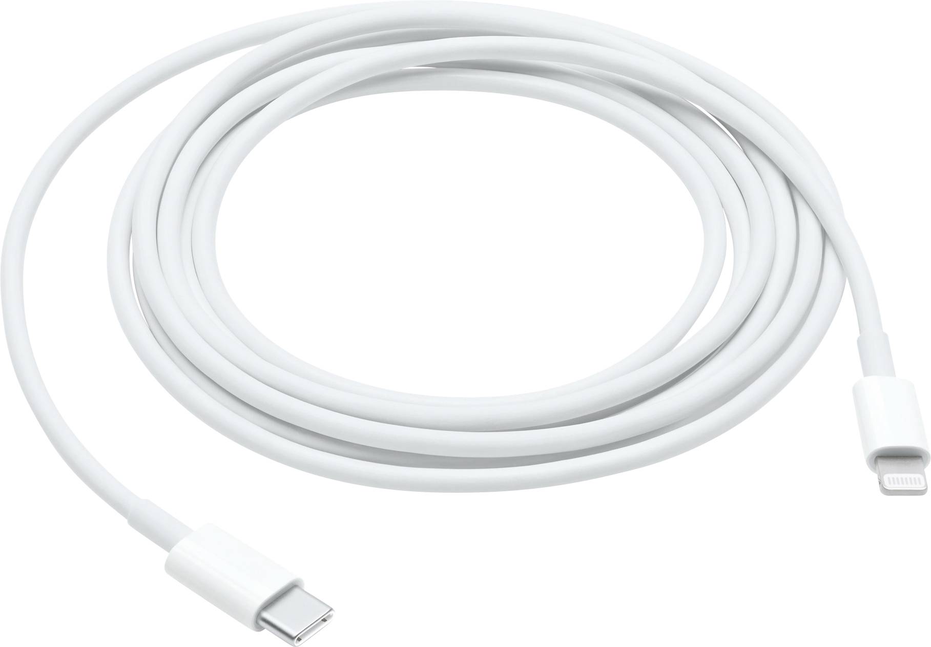 USB-кабель Apple B-Ware (пошкоджена/відсутня упаковка) USB-C® чоловічий роз'єм, Lightning чоловічий роз'єм 2,00 м білий MW2R3ZM/A-