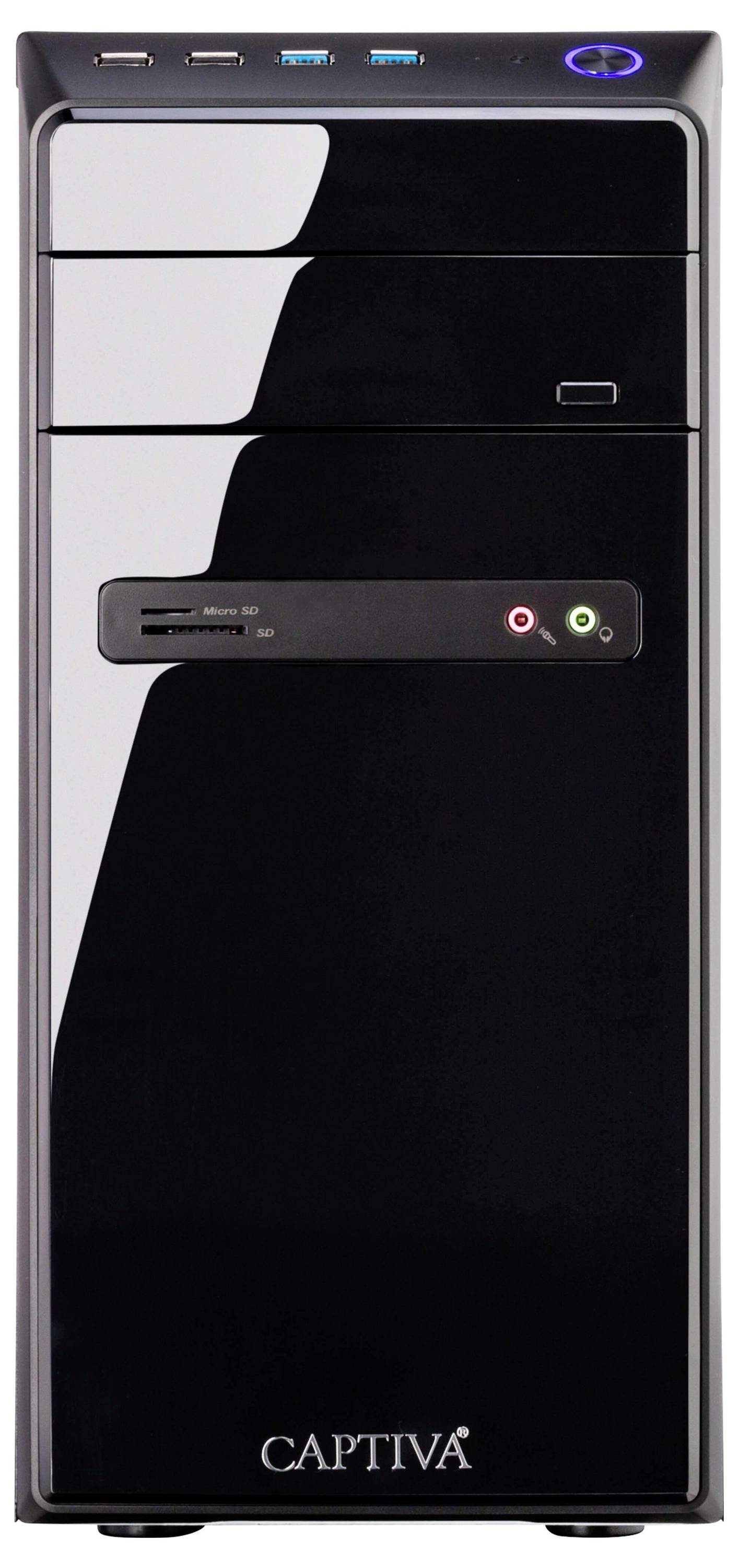 Captiva Komputer PC stacjonarny 89408 2.5 cm (1 cal) AMD Ryzen 5 5600G 4.4 GHz 16 GB RAM 1 TB SSD AMD Grafika Radeon 894-1