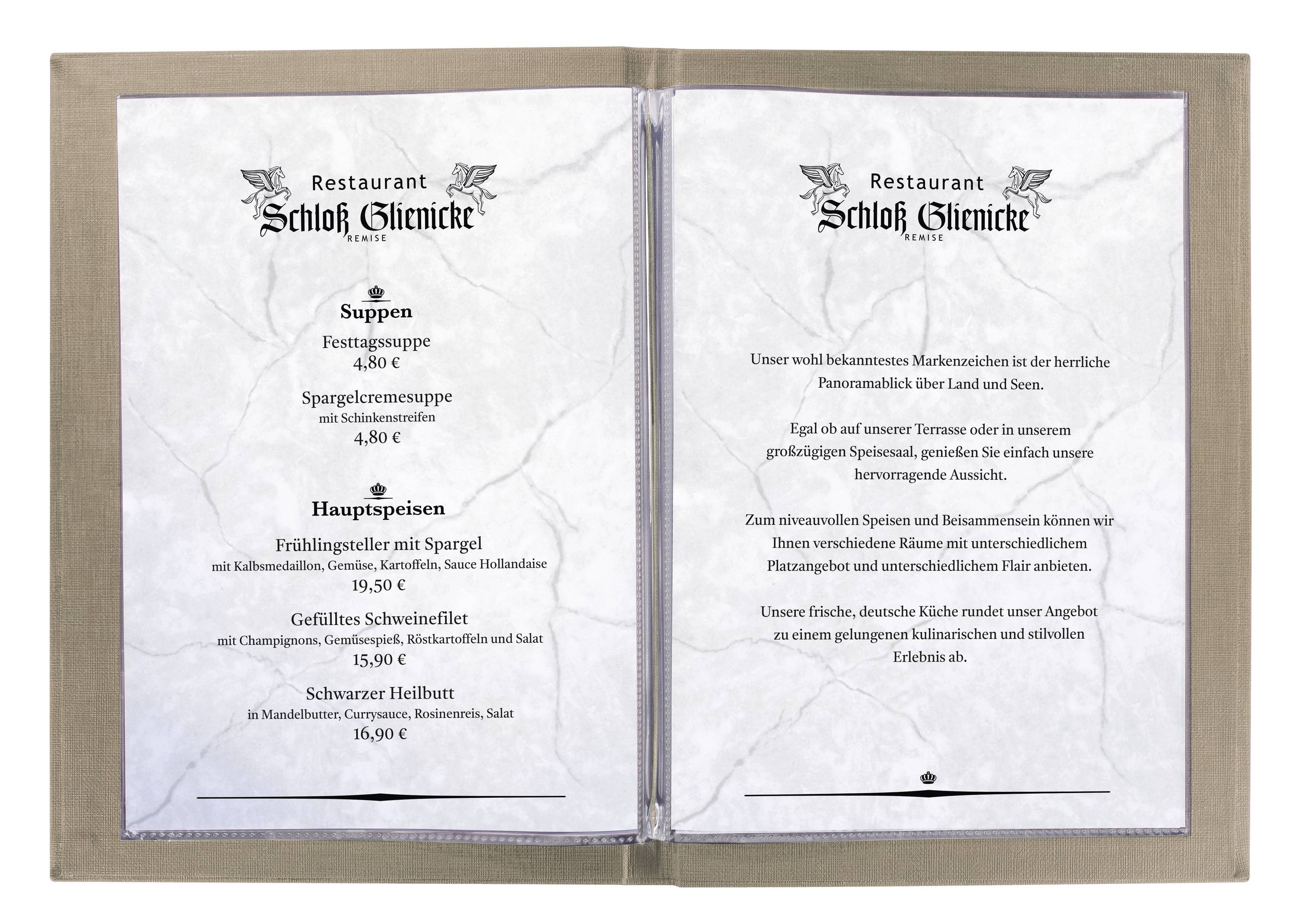 Папка для меню Sigel SM208, 10 шт.