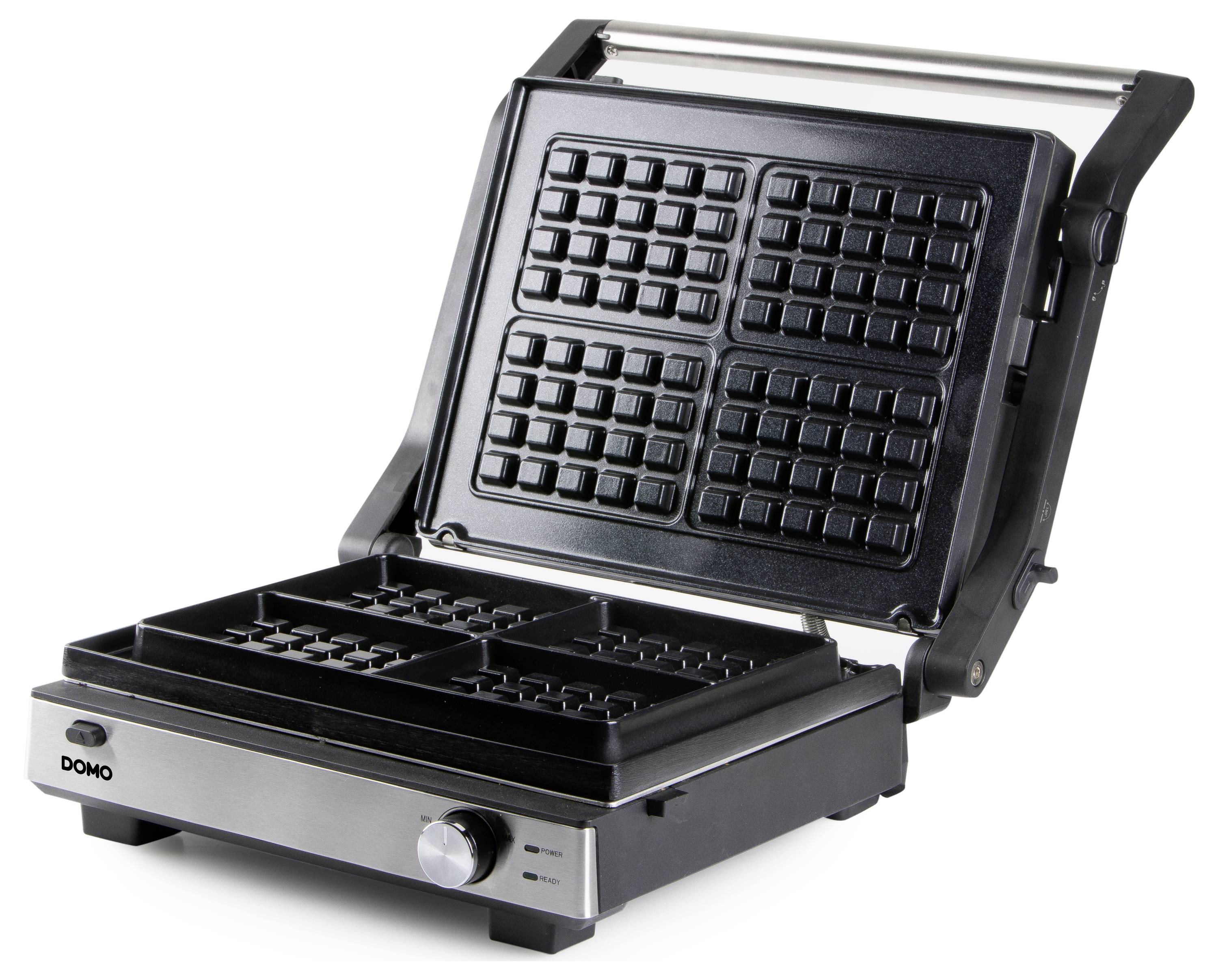 Багатофункціональний гриль DOMO KONTAKTGRILL 2-в-1, 1800 Вт, чорний