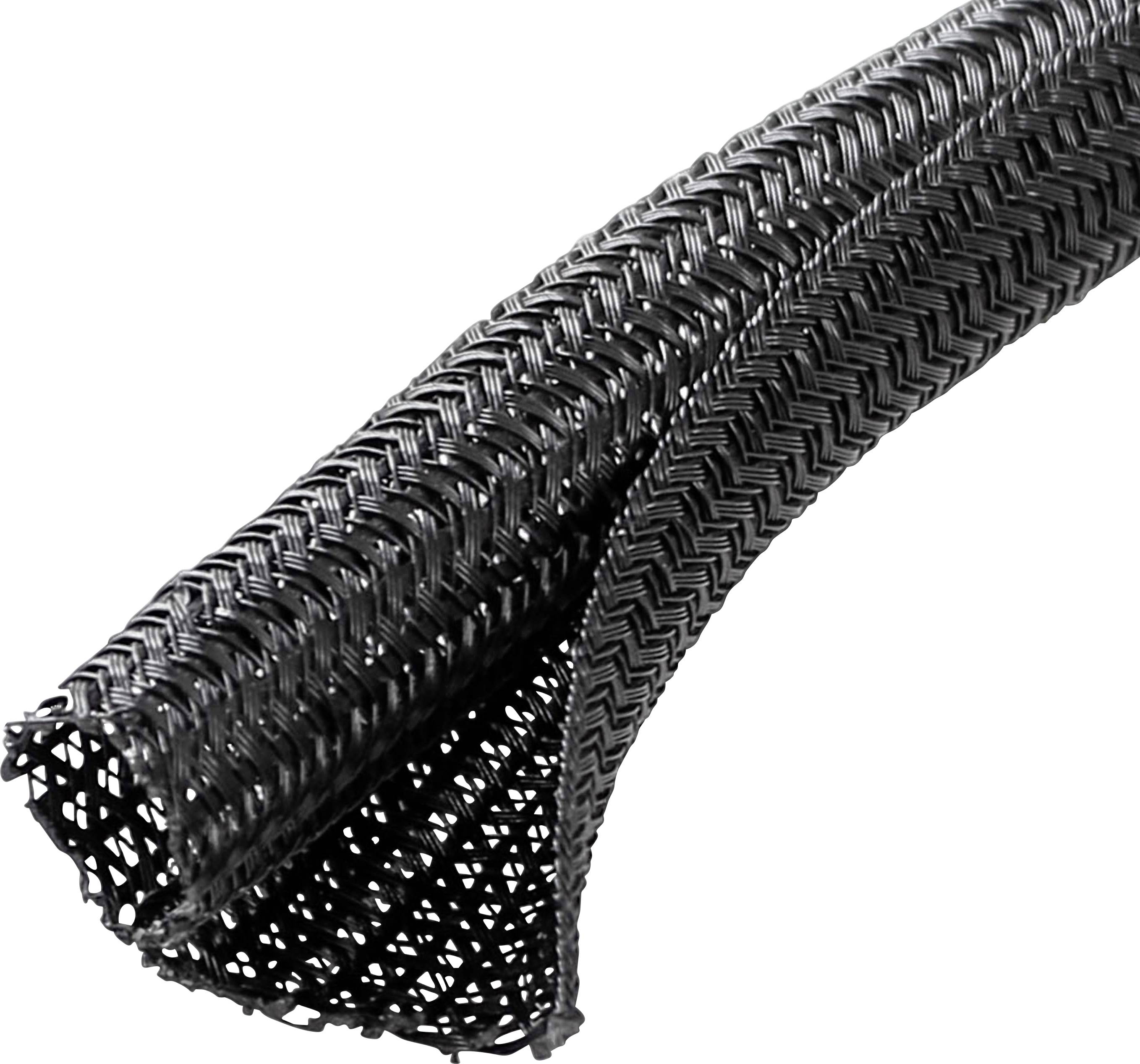 Quadrios 25CA478 25CA478 Армований шланг з чорного поліестеру 16-17 мм Продукція в погонних метрах