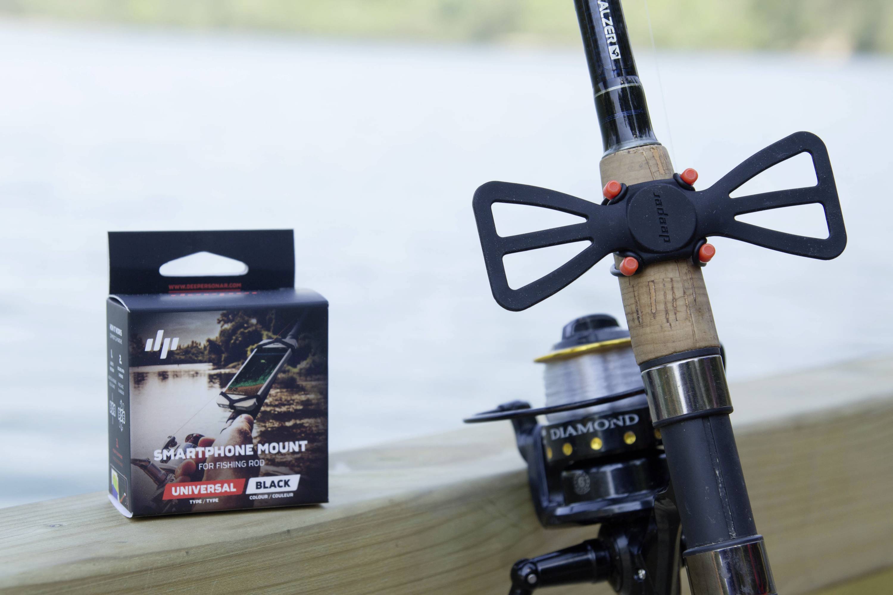 Підставка для смартфона Deeper чорного кольору