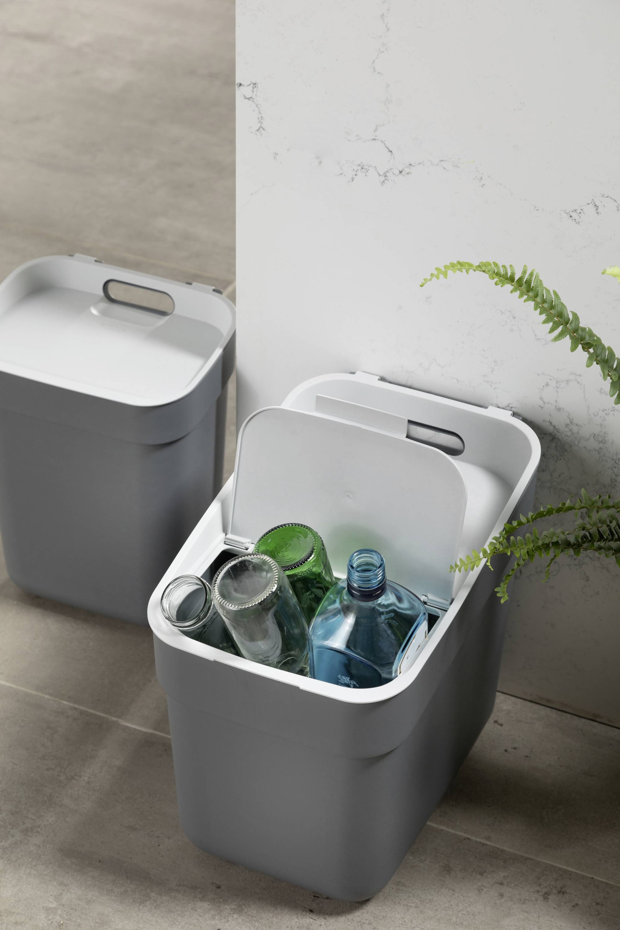 Curver 252021 Kosz na śmieci (D x S x W) 24.6 x 36.7 x 33.1 cm ciemnozielony 1 szt.-6