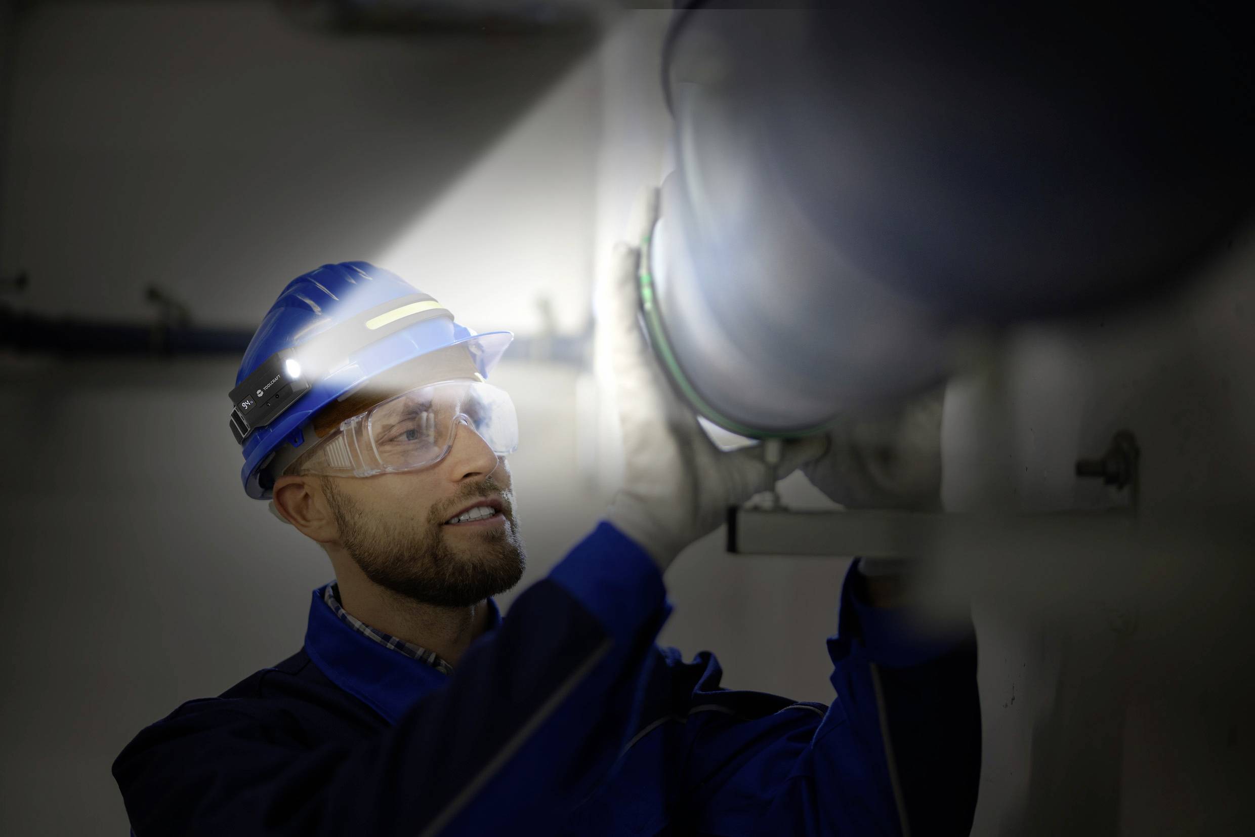 Latarka czołowa TOOLCRAFT, 320 lm, 8 h, 84 g-6