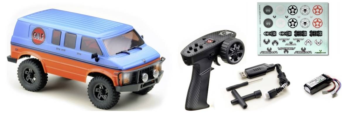 Hobby Plus RockVan V2 Brushed 1:18 RC модель автомобіля електричний краулер повний привід RtR 2.4GHz