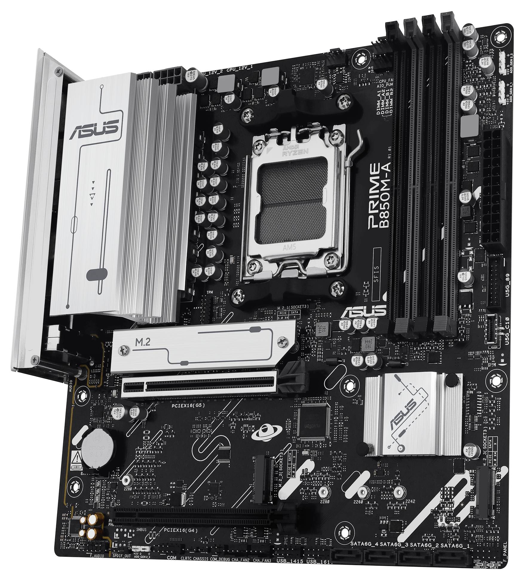 Płyta główna Asus PRIME B850M-A-CSM #####AMD AM5 Micro-ATX AMD® B850-4