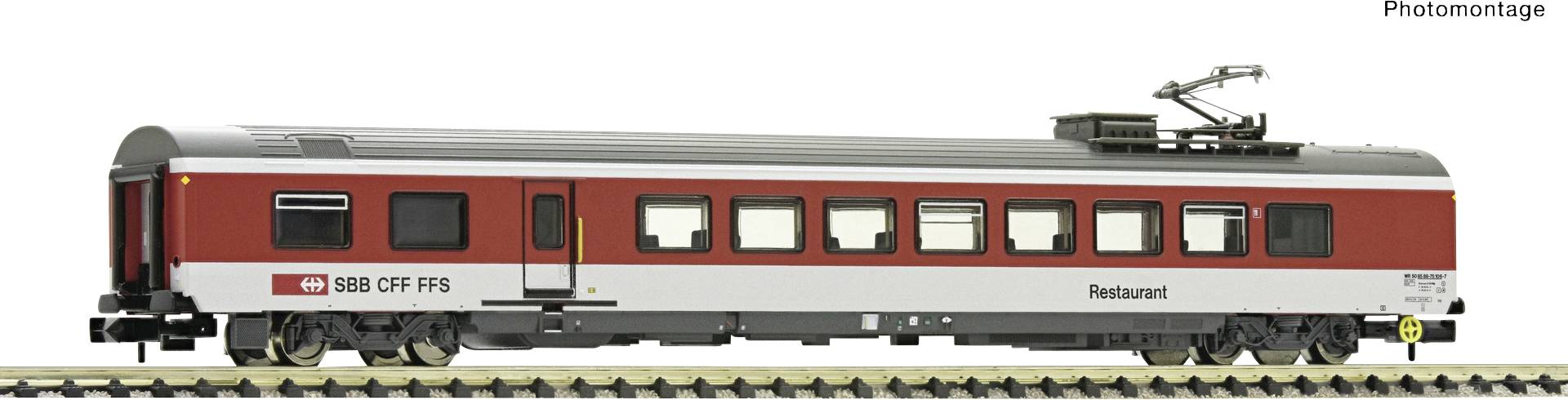 Пасажирський вагон Fleischmann 6260060 Вагон-ресторан типу EW IV, класу WR SBB