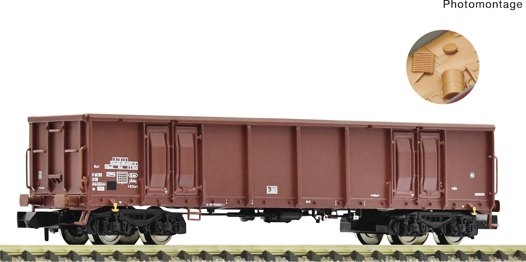 Fleischmann 6660110 N Відкритий вантажний вагон Eas DR