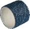 Tuleja szlifierska z materiału ściernego o grubej ziarnistości, cylindryczna, w niebieskim odcieniu, przeznaczona do użycia na narzędziach obrotowych.