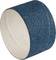 Pas ścierny w kształcie cylindra o szorstkiej, niebieskiej powierzchni, stosowany do prac szlifierskich i polerskich.