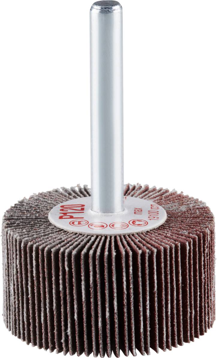 'Szlifierka lamelkowa z pustym trzpieniem, odpowiednia do obróbki metalu.'