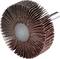 Tarczowy dysk lamelkowy z łopatkami ścierającymi ułożonymi promieniowo i metalowym trzpieniem. Stosowany do obróbki powierzchni i polerowania.