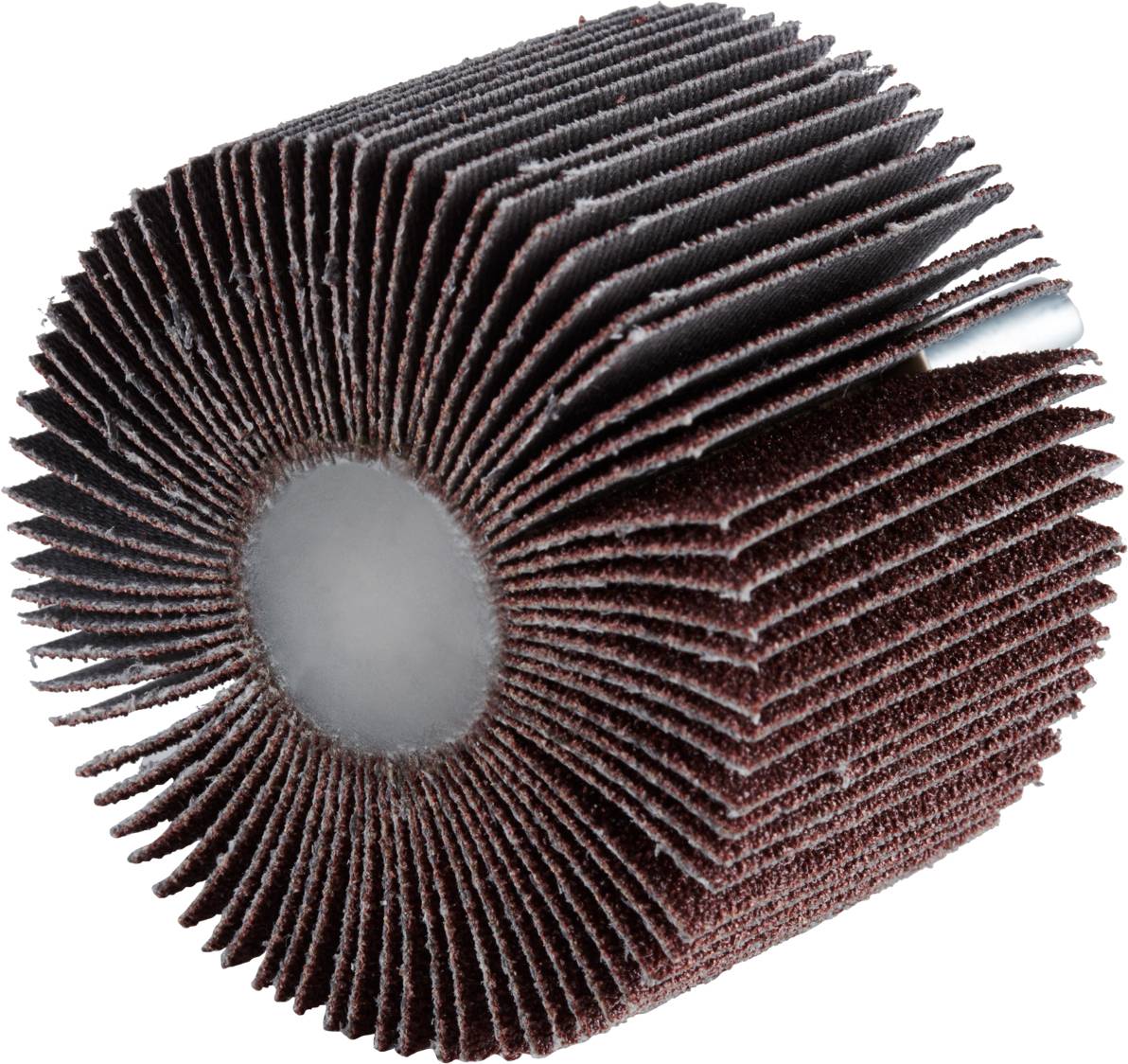 Nasadka szlifierska z tarczami radialnymi, odpowiednia do obróbki powierzchni.