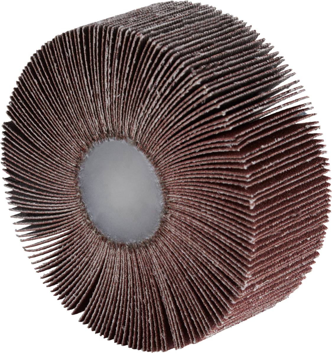 Nakładka szlifierska z wieloma zachodzącymi na siebie listkami ściernymi, przeznaczona do użycia z elektronarzędziem do szlifowania lub polerowania powierzchni.