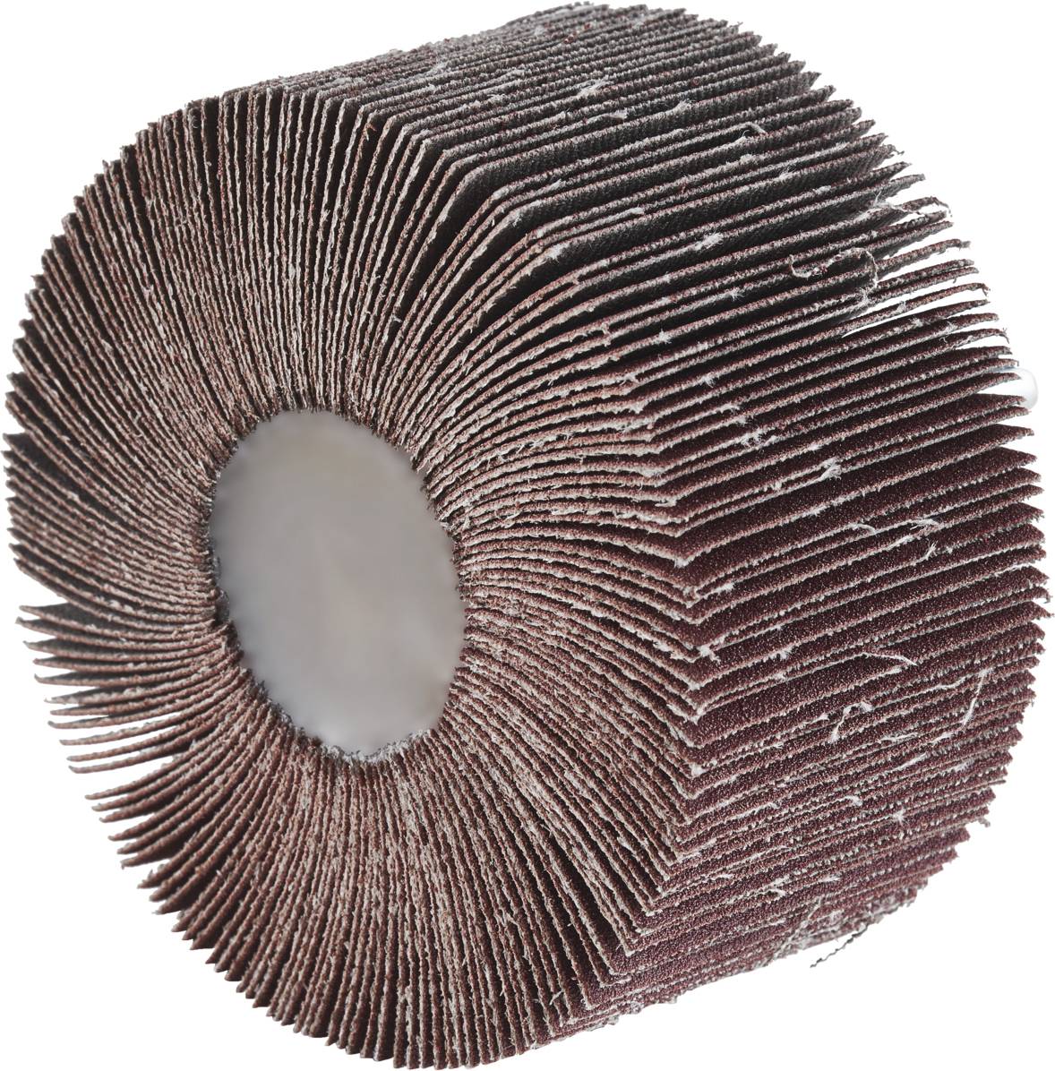 Walec szlifierski z wieloma lamelkami z papieru ściernego do obróbki powierzchni.