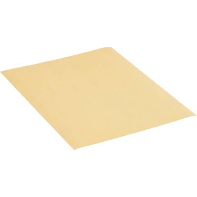Pojedyncza, beżowa kartka papieru na jasnym tle, przedstawiona pod lekkim skosem.