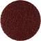 'Okrągła tarcza szlifierska o chropowatej, rdzawobrązowej powierzchni, odpowiednia do szlifowania i polerowania materiałów.'