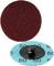 Czerwona nakładka do szlifowania na górze, niebieska nakładka do szlifowania na dole z funkcją zwrotną.