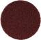 Owalny, ciemnoczerwony papier ścierny o równomiernej strukturze. Odpowiedni do szlifowania powierzchni w projektach rzemieślniczych i budowlanych.