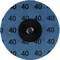 Tarcza szlifierska o niebieskiej powierzchni z napisem '40', używana do szlifowania materiałów, wskazująca ziarnistość.