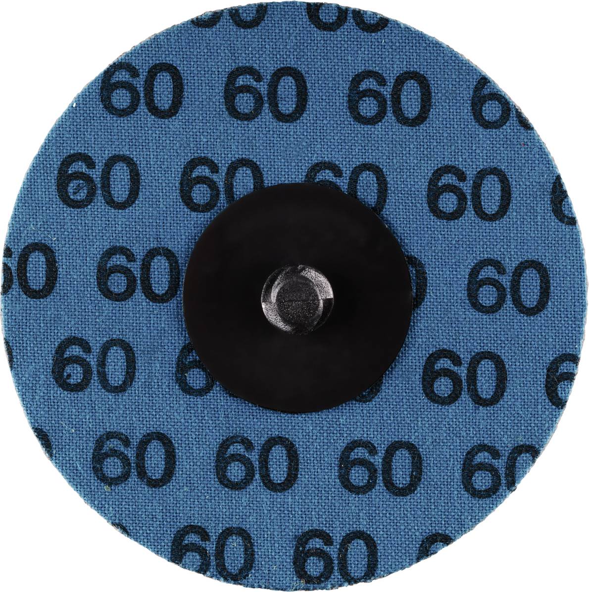 Okrągła tarcza szlifierska z wielokrotnie powtórzoną cyfrą '60' na niebieskim tle.