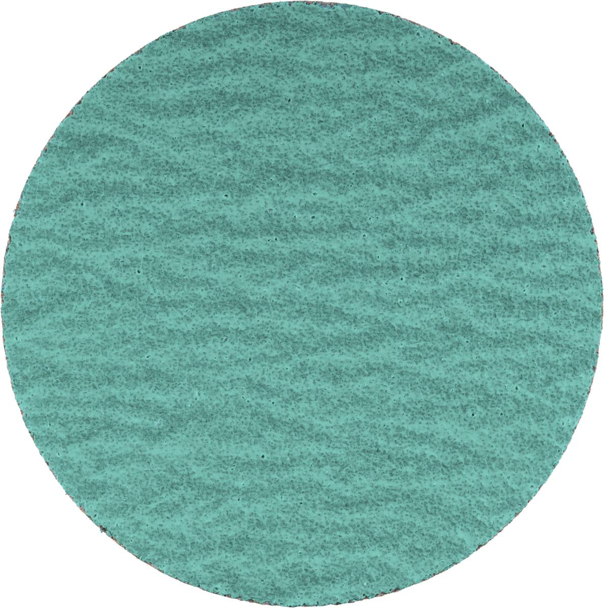 Pokazano okrągły, turkusowy pad szlifierski o równomiernej strukturze.