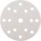 Okrągła nakładka na papier ścierny z wieloma otworami rozmieszczonymi symetrycznie. Przeznaczona do elektronarzędzi elektrycznych.